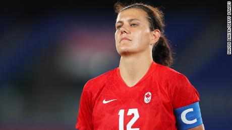 Christine Sinclair was part of the gold-medal winning team at the Tokyo Olympics.