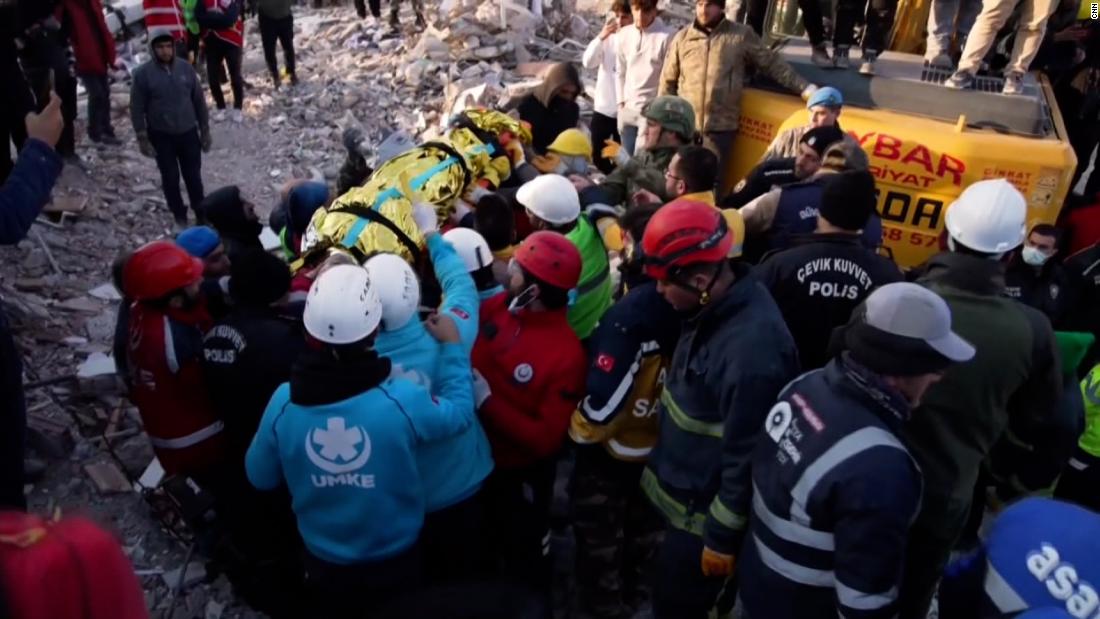 Survivors pulled from rubble after being trapped for over 100 hours