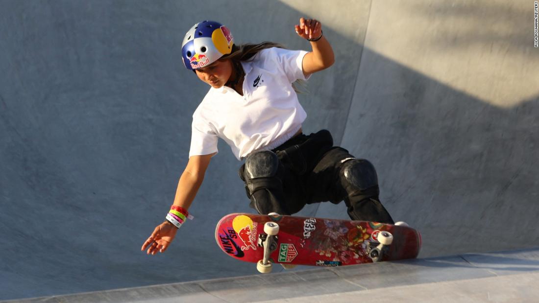 British prodigy Sky Brown wins gold in park skateboarding at World Championships