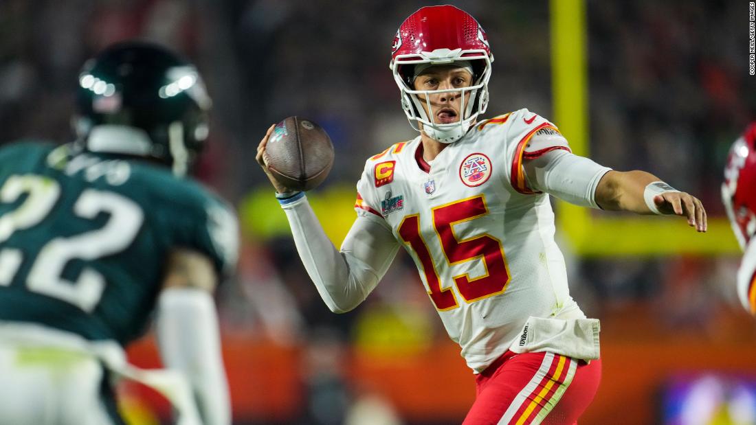 &lt;strong&gt;Super Bowl LVII (2023):&lt;/strong&gt; Kansas City Chiefs quarterback Patrick Mahomes threw for three touchdowns as the Chiefs defeated the Philadelphia Eagles 38-35.