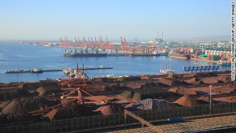 Rizhao is home to a deep-water port in Shandong province, eastern China.