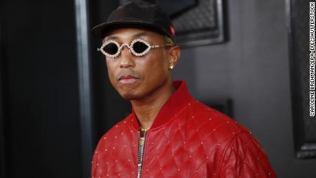 Pharrell Williams arrives for the 65th annual Grammy Awards at the Crypto.com Arena in Los Angeles, California, 05 February 2023.
Arrivals - 65th Grammy Awards, Los Angeles, USA - 05 Feb 2023
