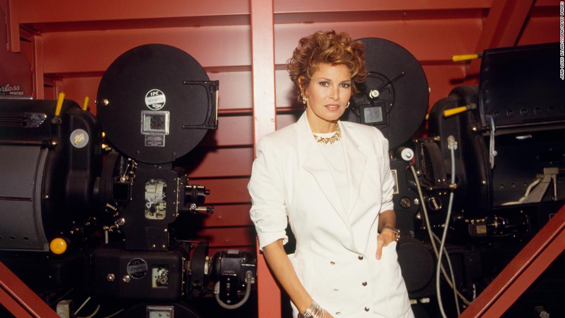 Welch poses for the television film &quot;Right to Die&quot; in 1987.