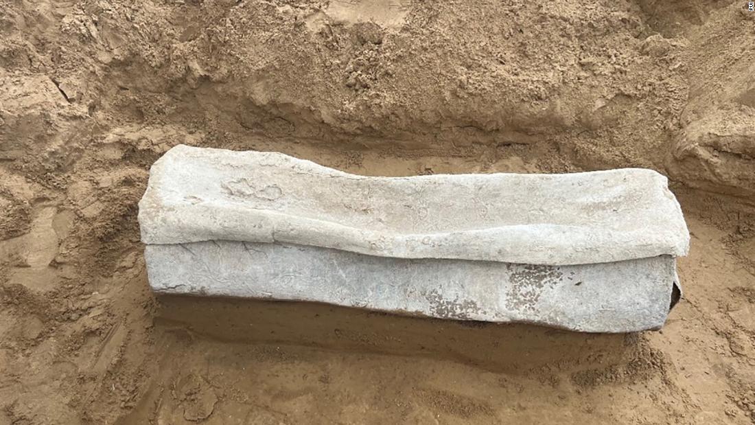 Roman-era sarcophagus found in Gaza