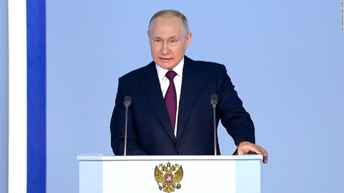 حرب روسيا في أوكرانيا ، بوتين يلقي خطابا للأمة