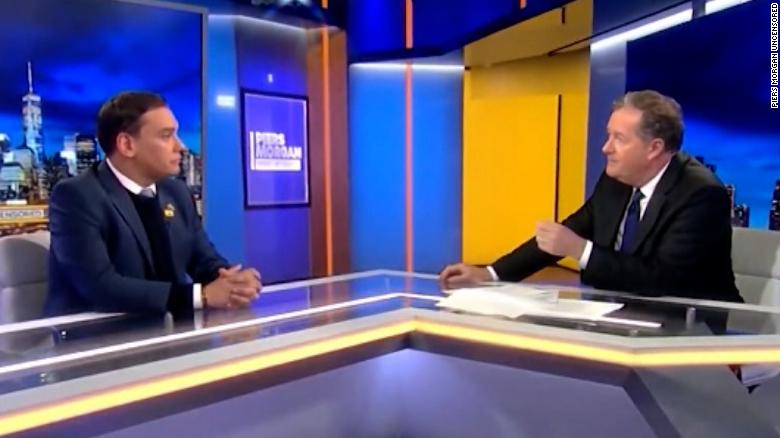 'Why would you lie about something like that?': Piers Morgan confronts George Santos in TV interview