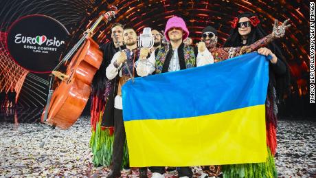Ukraine&#39;s &quot;Kalush Orchestra&quot; won the Eurovision Song contest last year, but were unable to stage this year&#39;s event due to Russia&#39;s invasion.