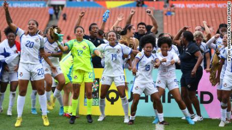 Panama celebrates its victory and qualification for the 2023 FIFA Women&#39;s World Cup, where it will make its debut. 