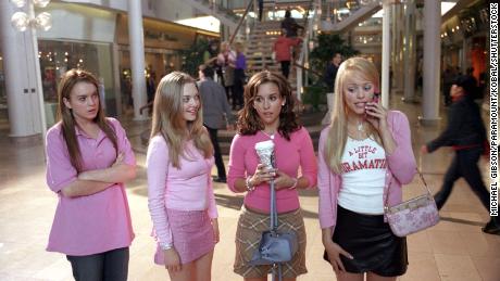Lindsay Lohan, Amanda Seyfried, Lacey Chabert and Rachel McAdams in &quot;Mean Girls&quot; - 2004