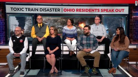 Angry Ohio residents confront train CEO during CNN town hall on toxic wreck