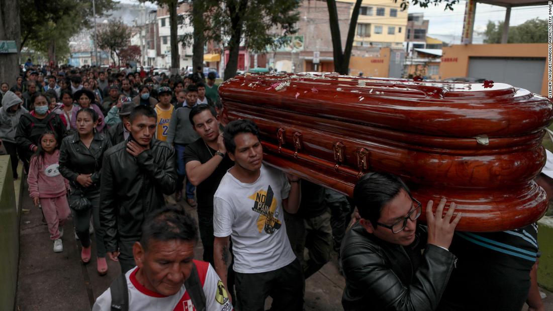 Peru offers $13,000 to families who lost loved ones in protests