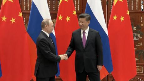 Report obtained by CNN shows Russia is getting military support from China