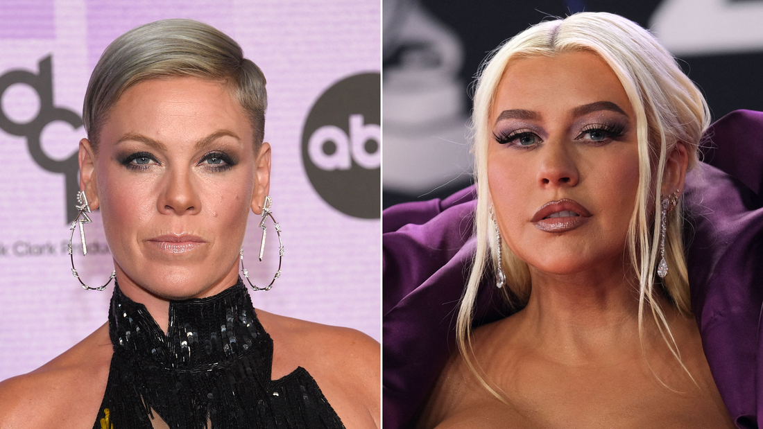 'She was upset': Pink addresses rumored feud with Christina Aguilera