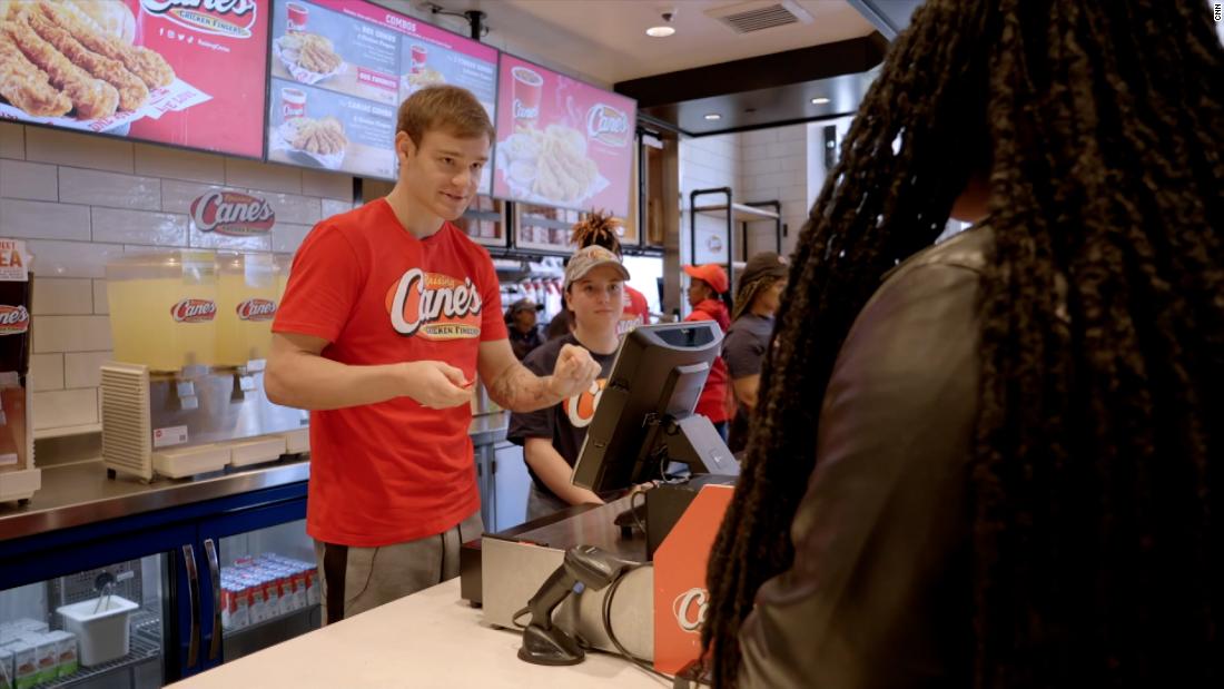 Slam Dunk champ finds himself under a different kind of pressure — at a fast food restaurant