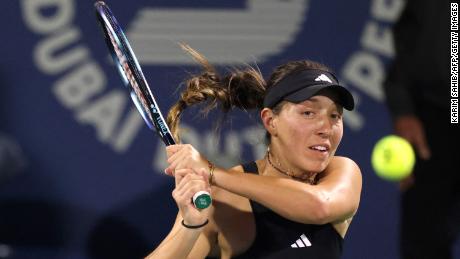 Jessica Pegula lost in the semifinals of the Dubai Championships.