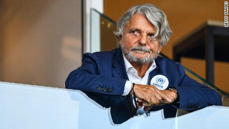 A message was addressed to Massimo Ferrero, the club&#39;s former president.