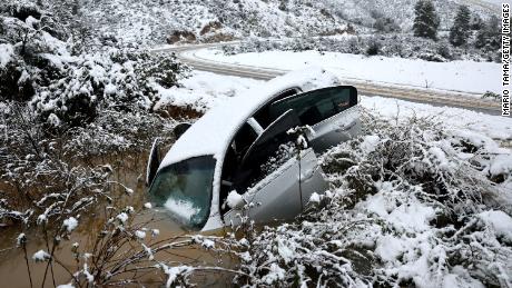 Snowfall tops 6.5 feet and rainfall tops 5 inches across southern California