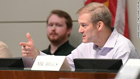 House Judiciary Committee Chairman Jim Jordan makes opening remarks last week at a field hearing in Yuma, Arizona.
