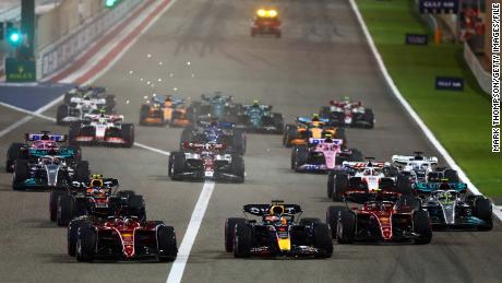 Drivers compete in last year&#39;s Bahrain Grand Prix, which has been on the F1 calendar since 2004. 