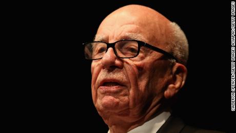 SYDNEY, AUSTRALIA - OCTOBER 31:  News Corp executive chairman, Rupert Murdoch talks on October 31, 2013 in Sydney, Australia. Murdoch delivered the 10th annual lecture at the Lowy Institute&#39;s annual black tie event in Sydney.  (Photo by Cameron Spencer/Getty Images)
