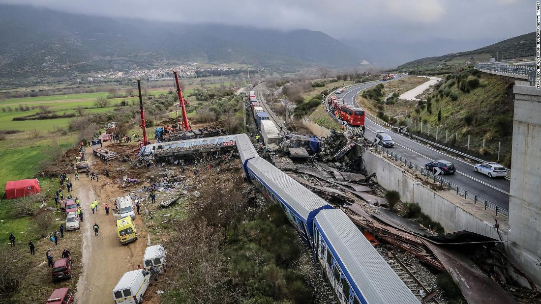 Live updates: Train crash in Greece