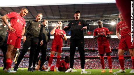 Jurgen Klopp won plaudits for the way he managed two penalty shootout victories for Liverpool in the League and FA Cup finals.