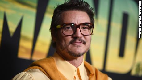 Pedro Pascal at the Season 3 premiere of &#39;The Mandalorian&#39; in Los Angeles this week. 