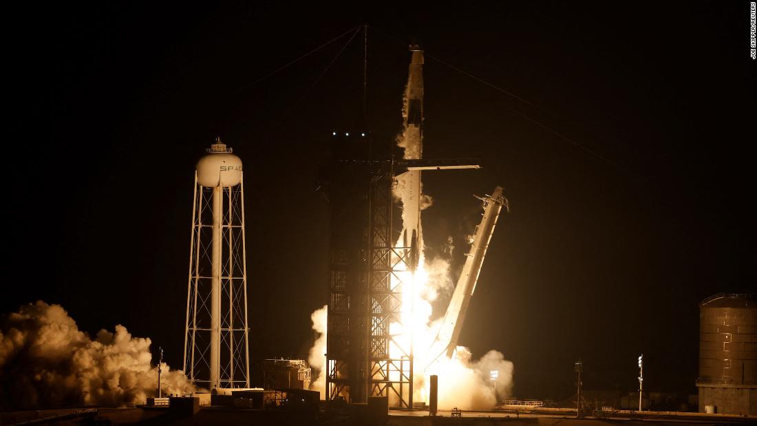 SpaceX launches international crew of astronauts on space station mission