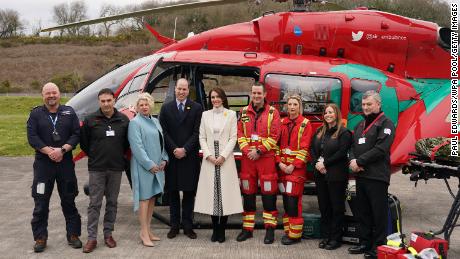 William and Kate were visiting Wales ahead of St. David&#39;s Day, which takes place on March 1.