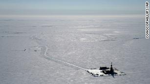 An exploratory drilling camp at the proposed site of the Willow oil project on Alaska&apos;s North Slope.