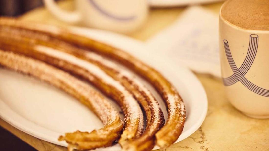Churros with Chocolate Sauce from “Eva Longoria: In Search of Mexico”