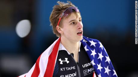 Stolz was the youngest member of Team USA at last year&#39;s Winter Olympics.