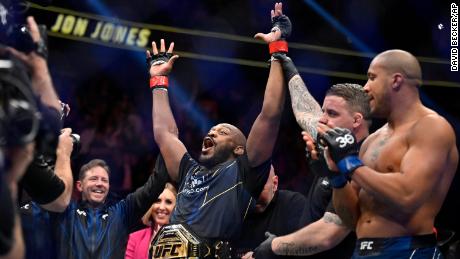 Jon Jones warns some of his &#39;best performances&#39; are yet to come after dominant UFC heavyweight title win over Ciryl Gane