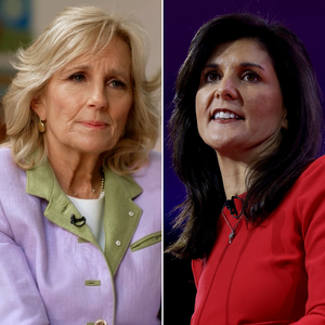 Jill Biden reacts to Nikki Haley's call for presidential competency test