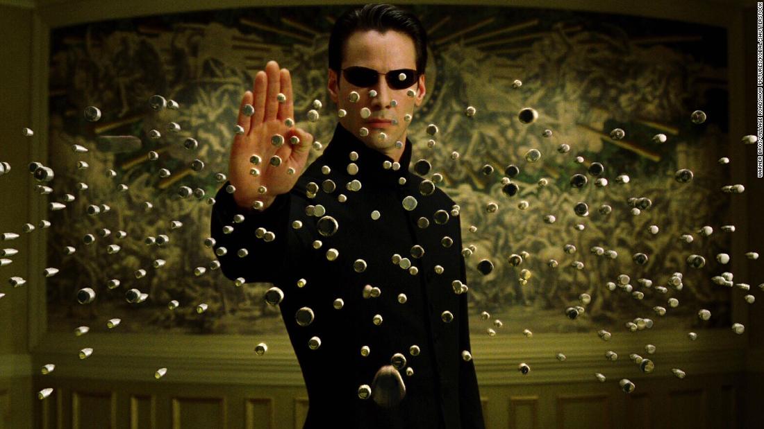 Keanu Reeves took the red pill ... no seriously he has it