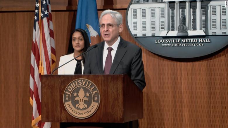&#39;Unacceptable ... heartbreaking&#39;: AG Garland calls out Louisville Metro Police Department