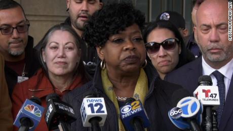 Bronx District Attorney Darcel D. Clark speaks during a news conference in New York on Wednesday. 