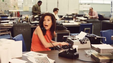 Mary Tyler Moore is pictured in a scene from &quot;The Mary Tyler Moore Show.&quot; One episode of the show tackled her character&#39;s reaction to being called &quot;ma&#39;am,&quot; indicating that the debate around the word is nothing new.