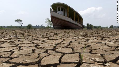 The worst drought to ever plague Brazil&#39;s Amazon region drained river levels to historic lows in 2015.