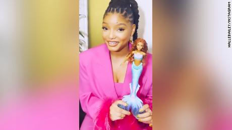 The new &quot;Little Mermaid&quot; doll was revealed last week, a replica of actor Halle Bailey who plays Ariel in the forthcoming Disney film. 