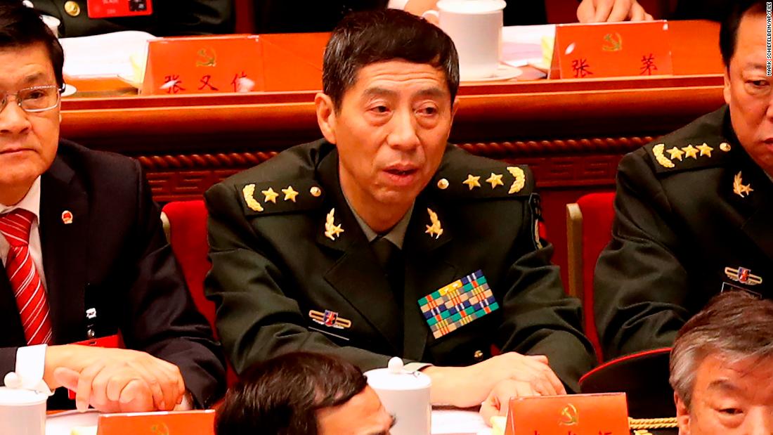 中国新任国防部长是美国批准购买俄罗斯武器的上将