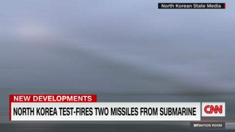 North Korea launches cruise missile from sub