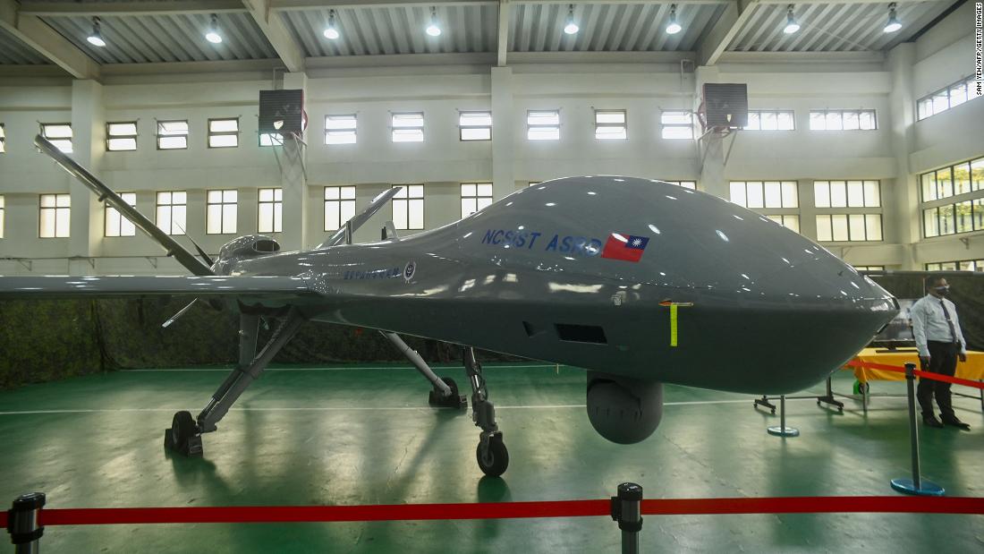 Taiwan unveils its new combat and surveillance drones as China threat grows