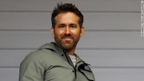 Ryan Reynolds, Co-Owner of Wrexham looks on during the Emirates FA Cup Fourth Round match between Wrexham and Sheffield United at Racecourse Ground on January 29, 2023 in Wrexham, Wales.