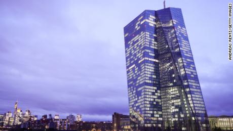 The ECB headquarters in Frankfurt, Germany