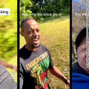 Black men frolicking inspires carefree joy