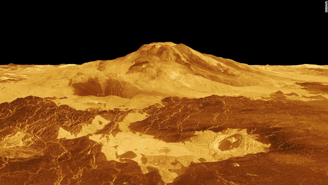 Magellan’s photographs revealed volcanic activity on Venus