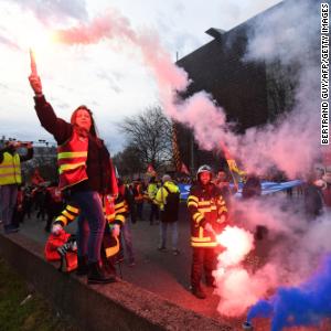 Protests erupt as French government forces through higher retirement age