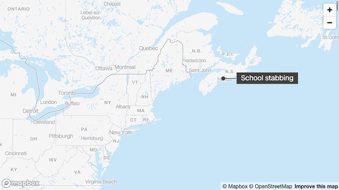 Three people stabbed in incident at high school in Nova Scotia