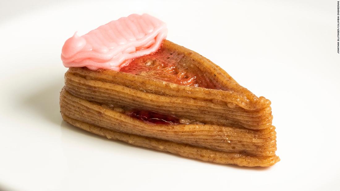 Des chercheurs ont imprimé en 3D ce cheesecake